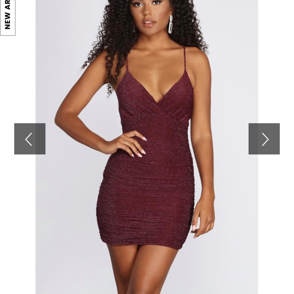 Glitter homecoming dress